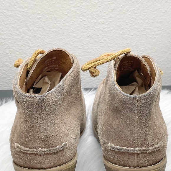 Sperry Top-Sider Tan Ankle Wedge Booties Size 6 - Picture 10 of 10